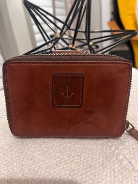 Harbour 2nd Brown Leather Zip Wallet - Compact Organizer